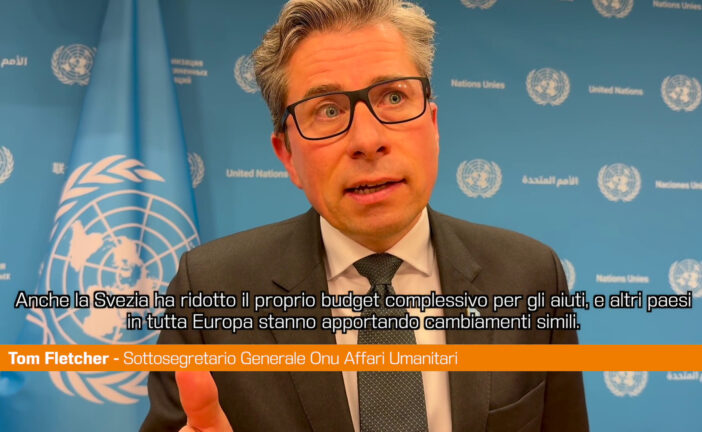 Onu,Fletcher sugli aiuti umanitari dell'Italia "Devo essere ottimista"