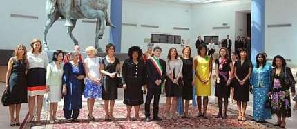 Profumi di Sicilia sulla tavola delle first ladies del G8