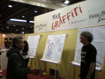 Wine graffiti: l’idea dell’Enoteca Italiana è già moda