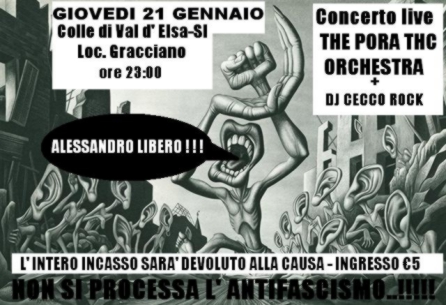 Giovani antifascisti sotto processo. Gli amici si mobilitano