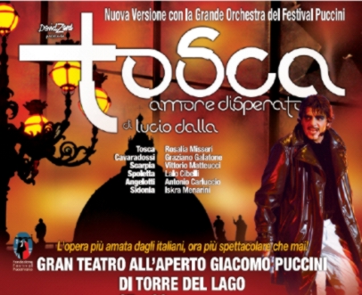 La magnifica Tosca di Puccini riletta dal genio di Dalla al Torre del Lago