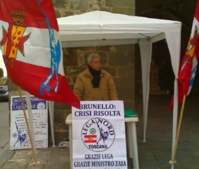 La Lega Nord a Montalcino per informare