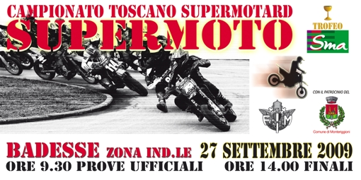 Supermotard: ultima prova del campionato toscano a Badesse