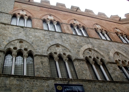 A Palazzo Chigi Saracini durante le feste