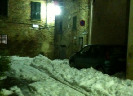 Neve a Trequanda: Guazzini(Pli), "Siamo rimasti isolati per 2 giorni"