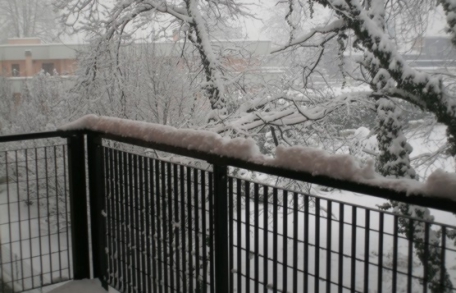 Poggibonsi sotto la neve: ma pochi disagi