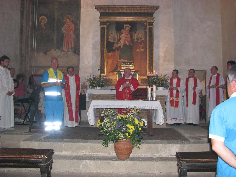 Concelebrazione nella Chiesa di San Pietro in Forliano