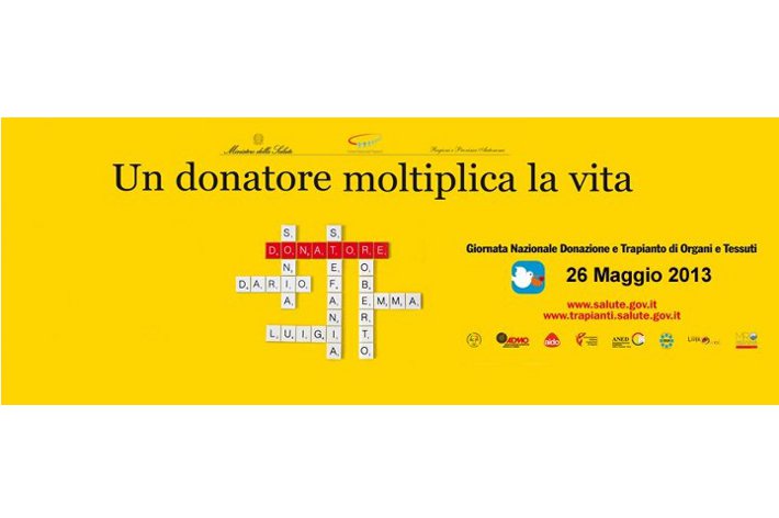 Domenica è la "Giornata Nazionale Donazione Organi"