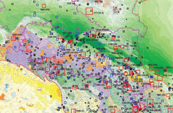 Nuova mappa del rischio sismico