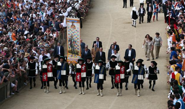 Il Palio per i non vedenti è in rilievo