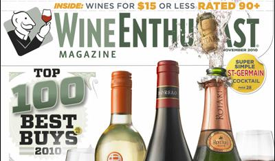 Wine enthusiast: un vino italiano al vertice della Top 100