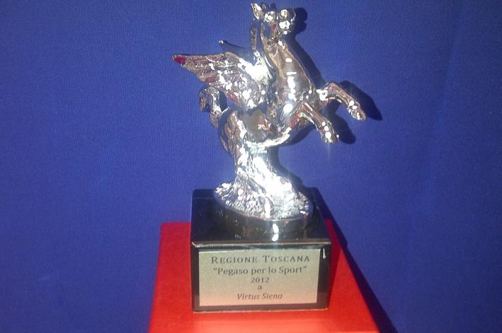 Virtus premiata con il Pegaso a Firenze