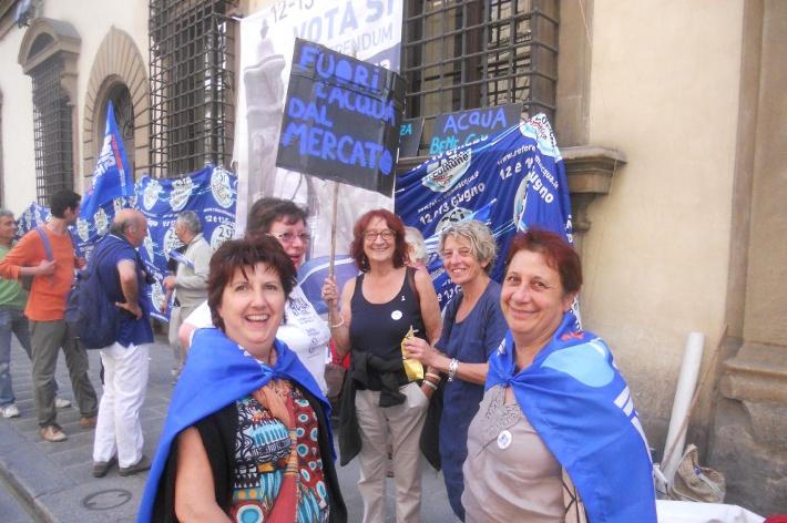 I Movimenti dell’acqua in presidio a Firenze