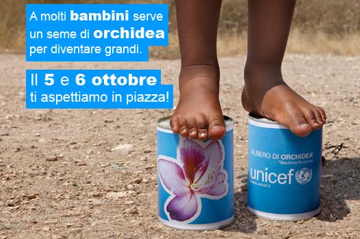 Unicef: un’orchidea per far crescere i bambini